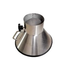 스테인레스 스틸 배기 후드공업용 공사현장용 이동식, 개구부 350mm
