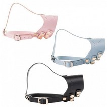 겁쟁이 소형견 강아지가죽입마개 성견 노령견 물음방지 유기견교육 강쥐 애견미용, 1개, 블루/M