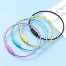 컬러 비즈공예 와이링 부자재 10p 튼튼한우레탄줄, 1-와이어링10p-화이트
