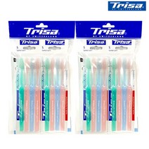 트리사 칫솔 슈퍼소프트 기능성 칫솔, 4개입, 4개