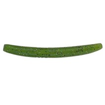 Yamamoto 7.6cm(3인치) 슬림 센코 수박 블랙 & 레드 플레이크 포함 (10팩) 573310, 3 Inch Slim
