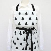 아망떼 모던웰 소나무 옥스포드 앞치마 BLACK WHITE