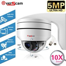CCTV AHD PTZ 보안 5MP 미니 스피드 돔 카메라 10X 줌 제어 아날로그 자동 초점 IR 80M 야간 투시경 BNC HD 카메라138355, 10X Zoom 5MP PTZ Cam