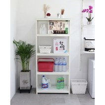 피피랙 국산 5단 무볼트 앵글 선반 500 x 400 x 1800mm, 화이트9mm합판세트, 가로500 x 깊이400, 높이1800
