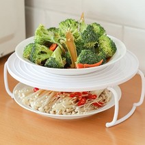 전자레인지 오븐 용기받침대 2단 회전판, 2개