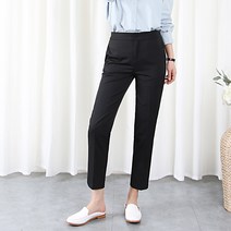 엠아이유 콜린 밴딩 팬츠 S~3XL 자체제작 빅사이즈 뒷밴드 편한 데일리 일자 바지 오피스룩 여성용 4컬러 2길이