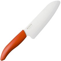 Kyocera 교세라 부엌칼 정밀 세라믹 산토쿠 16cm 레드 FKR-160RD