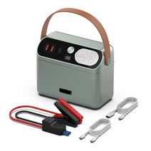 점프앤고 점프 스타터 자동차 배터리 충전기 휴대용 파워 스테이션 60000mAh 222Wh 캠핑 뱅크 PD 60W 부스터 야외 시동 장치 150W, [01] with Smart Clip, 01 with Smart Clip