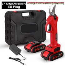 분재만들기 kkmoon 21v 무선 전기 pruner pruning 가위 효율적인 일 나무 분재 pruning branch 커터 조경 도구, 유럽 ​​연합, a