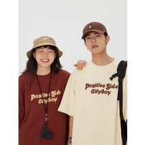 MFNC230016-시티보이 레터링 클래식 숏슬리브 반팔 라운드 티셔츠