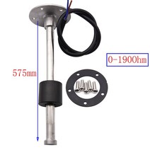 0-190Ohm 연료 레벨 센서 100MM 125MM 150MM 200MM 250MM 400MM 오일 액체 탱크 연료 송신 장치 게이지 용 수위 센서, 575MM_20