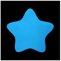 학교/유치원/교실/게시판 환경꾸미기 스치로폼 스티로폼 폼아트 별모양판 파랑(중)