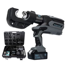 전동유압펜치 전기유압펜치 무선전기 압착기 터미널 전동압착기 터미널압착기 압착펜치, 85C 강력한 모터 2-in-1 헤드 체인저