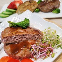 육즙가득 30년 전통 전주한옥마을 수제 떡갈비 스테이크, 매운맛 4봉+카레맛 1봉+비트맛 1봉