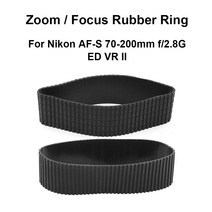렌즈 줌 고무 링초점 고무 링 교체 니콘 AFS 70200mm f2.8G ED VR II 카메라 액세서리 수리 부품, [02] Focus Rubber Ring