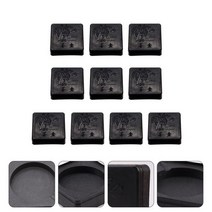 112721 뚜껑 Sumi 회화 Inkslab 달필 잉크 돌을 가진 10pcs 사각 Inkstone, Black