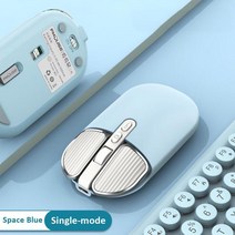 무선 버티컬 트랙볼게이블루투스 마우스단일 모드 충전 마우스 2.4g 음소거 무선 소녀 귀여운 파우더, 01 green, 한개옵션1