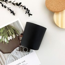 캔들 향초 유리 기본용기 - 블랙무광, 9oz