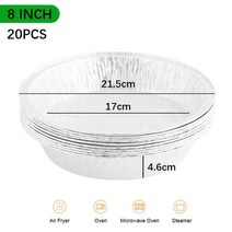 그릇 퐁듀 세트 초코분수 초콜릿 냄비 치즈 팟 만들기 기계 캠핑 중탕기 스퀘어 공기 프라이 일회용 종이 라이너 스틱 에어 프라이어 양피지 베이킹 필터 마이크로 웨이브 오븐, 9.20P Round tin foil M