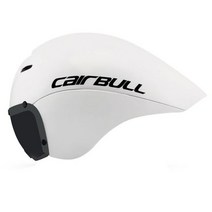 CAIRBULL-2 렌즈 사이클링 헬멧 레이싱 마그네틱 고글 헬멧 철인 3 종 경기 시간 트라이얼 자전거 헬멧 공압 TT 도로 자전거 헬멧, White