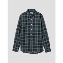 빈폴 [SLIM] 그린 미디엄 체크 패턴 셔츠(BC2764A12M)
