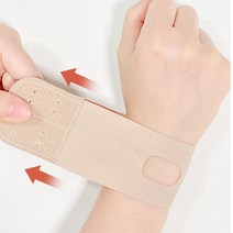 탄성력 TFCC 통기성 손목보호대 한쌍구성, 블랙M