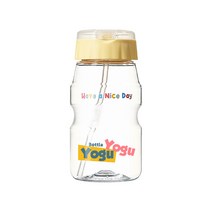 코멕스 요구요구 YoguYogu 트라이탄 빨대물병 460ml, 옐로우, 단품