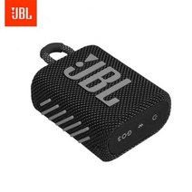 블루투스 스피커 오리지널 JBL GO 3 무선 블루투스 스피커 서브 우퍼 야외 IP67 방수 미니 베이스 사운드, 02 GO3 black