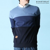 하트비트 바미덴 맨투맨 베이직핏 라운드 긴팔티셔츠 커플룩 단체복 남자 여자 남여공용 커플티 빅사이즈 단체티