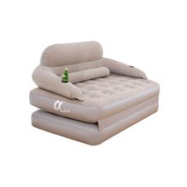 캠핑 에어쇼파 더블 휴대용 가정용 해변 피크닉 아웃도어, 더블 + 전기 펌프 + 수리 키트 )