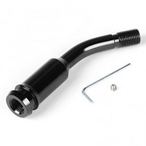 자동차기어봉 스틱 수동 기어봉 변속기 기어 시프터 레버 구부러진 확장 vw t4, 검은색