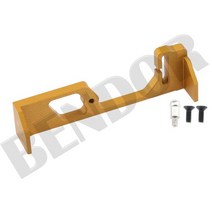 Wltoys 1/28 RC 자동차 부품 금속 모터 마운트 고정 브래킷 서보 배터리 홀더 K969 K979 K989, [02] Battery Gold