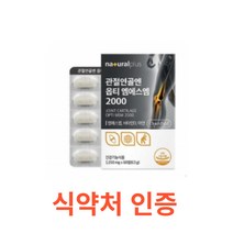 내츄럴플러스 관절연골엔 옵티 엠에스엠 2000 60캡슐 글루코사민 msm 조인트 비타민D 상어연골 초록홍합 추출물 피쉬콜라겐 40대 50대 60대 관절 연골 건강 캐나다산, 60캡슐X13개