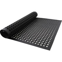 스마토 고무매트 바닥 고무판 생고무매트 현관매트 (1EA), 원형고무매트 대형(1500x900x8)