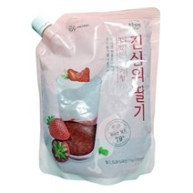 복음자리 진심의 딸기청 딸기라떼 과일청 1kg, 1개입, 1개