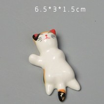 수저받침대 개 세라믹 고양이 젓가락 스탠드 홀더 숟가락 포크 칼 나머지 랙 레스토랑 테이블 책상, 3