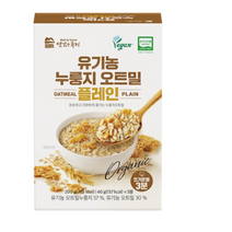 맛있는풍경 유기농 누룽지 오트밀 플레인 비건 5p, 200g, 7개