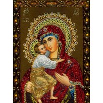 마술도구용품 매직 용품 종교적인 마돈나 사전 인쇄 된 11ct 크로스 스티치 키트 자수, hma58011, 100x130cm, 14캐럿 면사