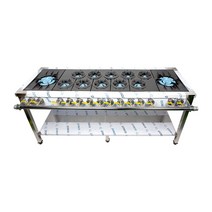 오즈테크 업소용 가스렌지 1800 양타 간택기 친환경 세라믹 버너 LPG LNG 화구, 1세대 세라믹화구, 일반A타입