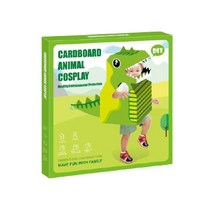 3종 동물 종이옷 DIY 역할놀이 초등학교 운동회 반티, 상품옵션_01.공룡 종이옷