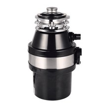 음식물 쓰레기 분쇄기 220V 가정용 주방 자동 싱크, [02] Black, 02 black