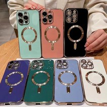 디메드 아이폰15프로 맥스 플러스 마그네틱 맥세이프 케이스, 아이폰15, 블랙, 1개