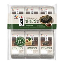 CJ명가 빠삭김 한식간장김 밥반찬 건강간식 간편식 밥반찬 간편요리 1세트, 4세트