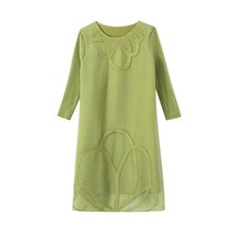 플리츠 원피스 중년 가을 하객룩