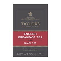 테일러스오브헤로게이트 잉글리쉬 브렉퍼스트 티 리치 & 브라이트 블랙 티, 2.5g, 20개입, 1개