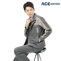 에이스유니폼 여름작업복 ACE-1803 근무복 상의 바지, L, 1개