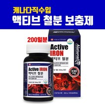 캐나다직구 철분영양제 철분제 철분 보충제 남성 여성 임산부 수유부 성장기 청소년 어린이 체내 산소운반 혈액생성 효능 Active Iron 프리미엄 건강기능식품 추천, 1개, 브레인비 2박스