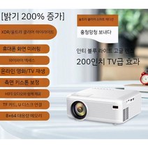 빔프로젝터 블루투스 홈 드라마 침대 영화 가정용 인테리어, 공식 표준, B