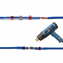 방수 수축 튜브 숄더링 열수축 커넥터 세트 전기작업 전선 이음, 1세트