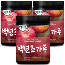 국내산 제주산 백년초 가루 300g 백년초열매차 백년초분말, 제주산 백년초가루 300gx3통
